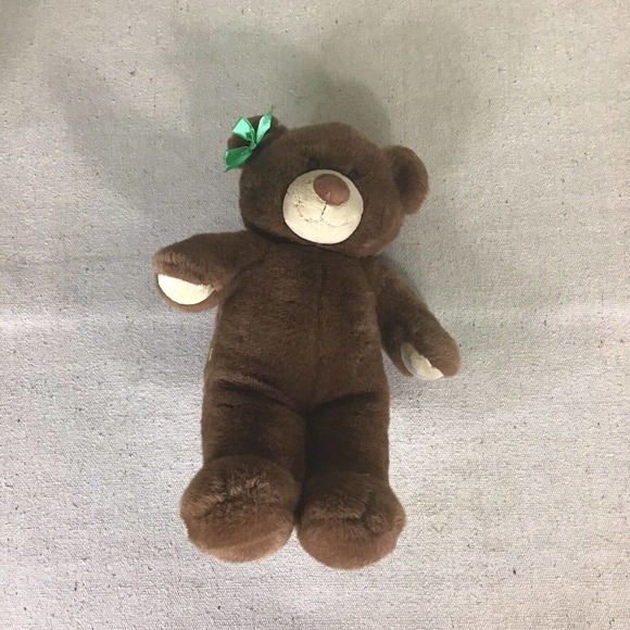 Build A Bear Plush Toy With Green Ribbon - Picture 4 of 5